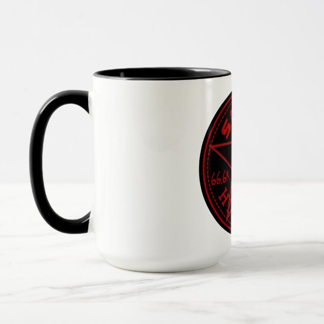 Space Hipsters 66,666 member coffee mug (Left)