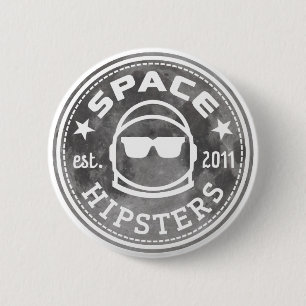 Space Hipsters® Apollo 50 Lunar Button