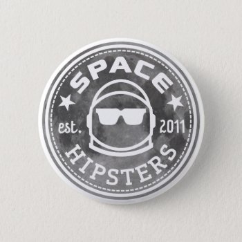 Space Hipsters® Apollo 50 Lunar Button by SpaceHipsters at Zazzle