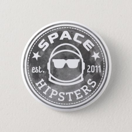 Space Hipsters® Apollo 50 Lunar Button