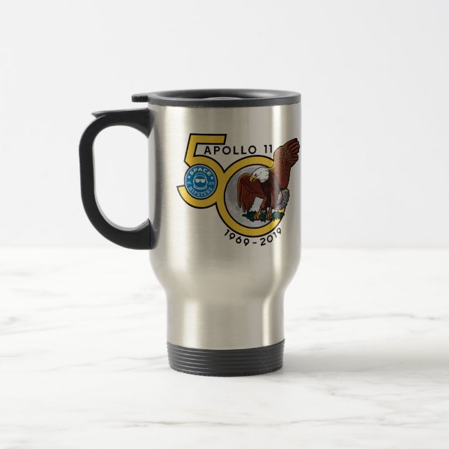 Space Hipsters® Apollo 50 Travel Mug (Left)