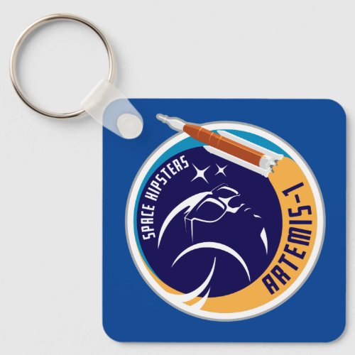 Space Hipsters Artemis_1 Keychain