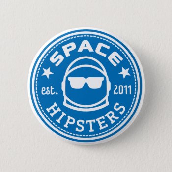 Space Hipsters® Logo Button by SpaceHipsters at Zazzle