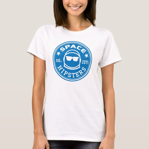 Space Hipsters Womens  Soft Logo Tee