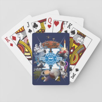 Space Hipsters® X 10th Anniversary Playing Cards by SpaceHipsters at Zazzle