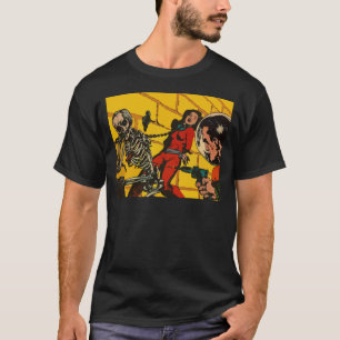 Space Horror - Vintage Science Fiction Comic Art T-Shirt