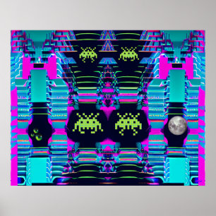 Space Invasion from the Tariff Kings Poster