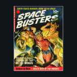 Space Invasion of Beautiful Alien Women Postcard<br><div class="desc">Space Invasion of Beautiful Alien Women Vintage Science Fiction, Horror, and Fantasy Illustration Art. Fantastic collection of retro comic book art available on t-shirts, hats, fridge magnets, pins, buttons, aprons, greeting cards, postcards, bags, covers, dartboards, towels, decorator jars, mugs, water bottles, and many more exciting gift ideas. Wholesale Available.</div>