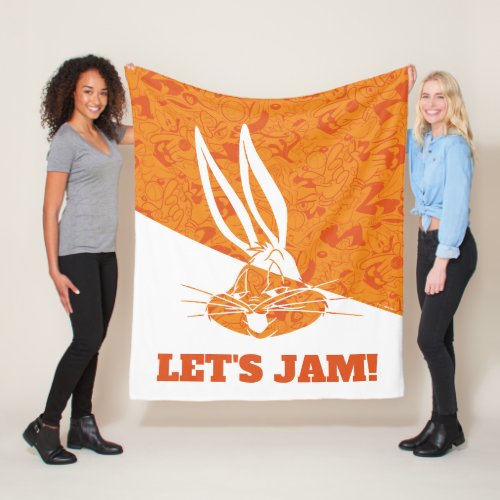 SPACE JAM A NEW LEGACY  BUGS BUNNY Mod Pattern Fleece Blanket