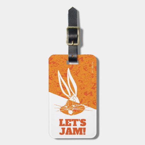 SPACE JAM A NEW LEGACY  BUGS BUNNY Mod Pattern Luggage Tag