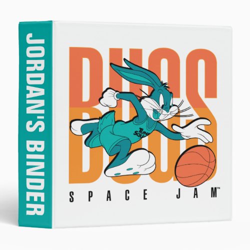 SPACE JAM A NEW LEGACY  BUGS BUNNY SPACE JAM 3 RING BINDER