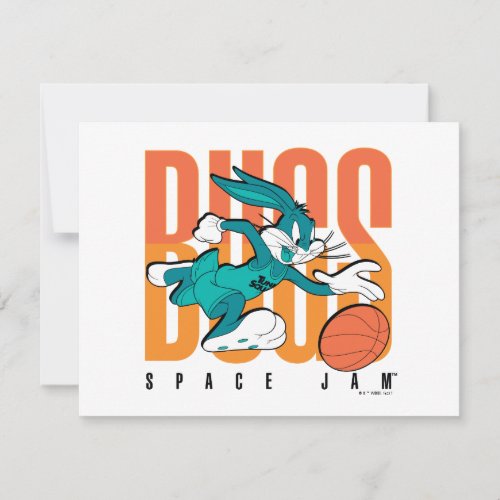 SPACE JAM A NEW LEGACY  BUGS BUNNY SPACE JAM NOTE CARD