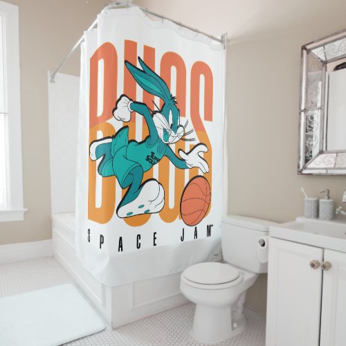 SPACE JAM A NEW LEGACY  BUGS BUNNY SPACE JAM SHOWER CURTAIN