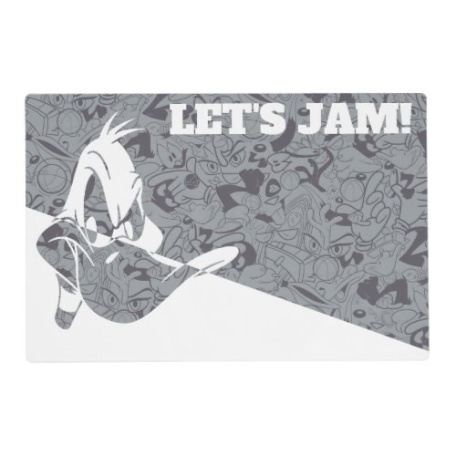 SPACE JAM A NEW LEGACY  DAFFY DUCK Mod Pattern Placemat
