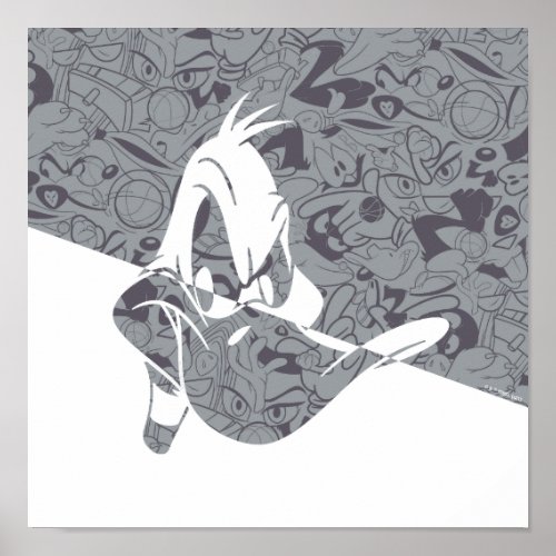 SPACE JAM A NEW LEGACY  DAFFY DUCK Mod Pattern Poster