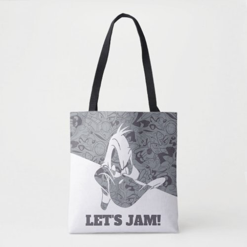 SPACE JAM A NEW LEGACY  DAFFY DUCK Mod Pattern Tote Bag