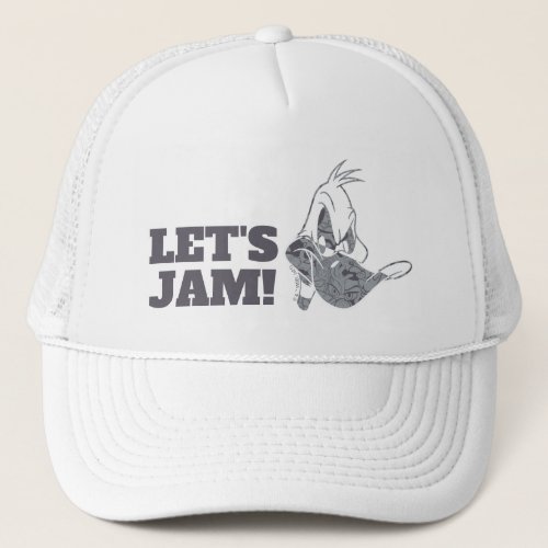 SPACE JAM A NEW LEGACY  DAFFY DUCK Mod Pattern Trucker Hat