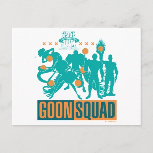 SPACE JAM A NEW LEGACY  GOON SQUAD Lineup Postcard