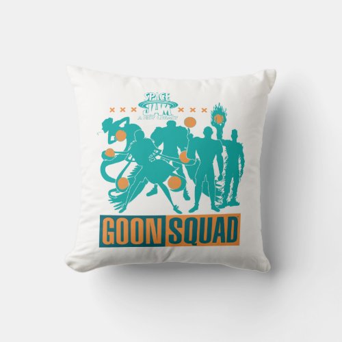 SPACE JAM A NEW LEGACY  GOON SQUAD Lineup Throw Pillow