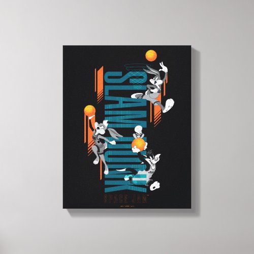 SPACE JAM A NEW LEGACY  Slam Dunk Canvas Print