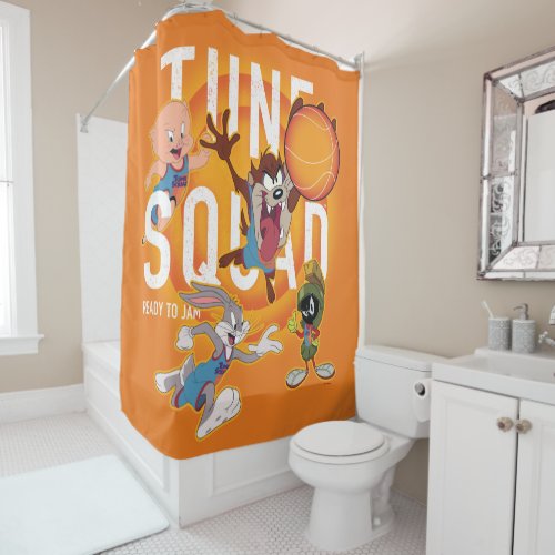 SPACE JAM A NEW LEGACY  TUNE SQUAD Dribble Shower Curtain