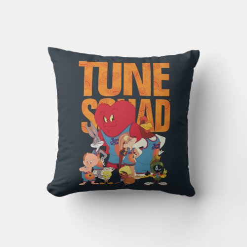 SPACE JAM A NEW LEGACY  TUNE SQUAD Lineup Throw Pillow