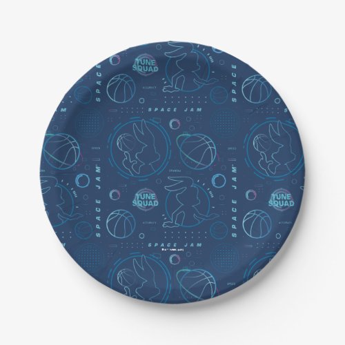 SPACE JAM A NEW LEGACY  TUNE SQUAD Pattern Paper Plates