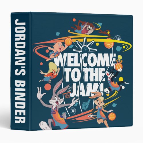 SPACE JAM A NEW LEGACYâ  Welcome to the Jam 3 Ring Binder