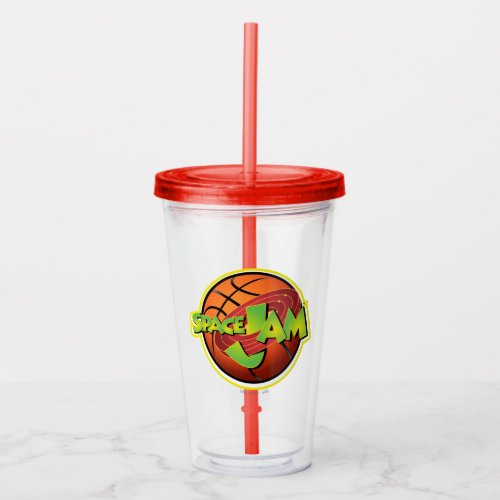 SPACE JAM Basketball Logo Acrylic Tumbler