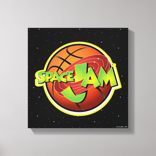 SPACE JAM Basketball Logo Canvas Print