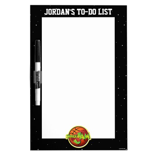 SPACE JAM Basketball Logo Dry Erase Board