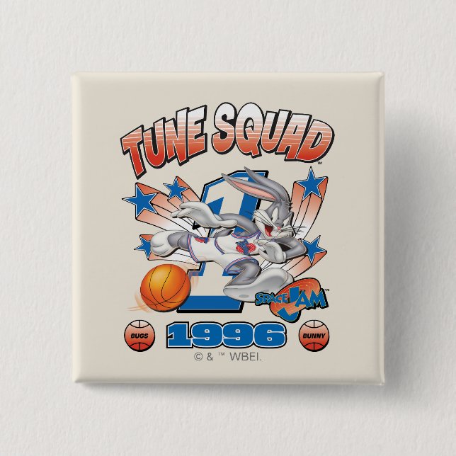 SPACE JAM™ BUGS BUNNY™ #1 Basketball Graphic Button (Front)