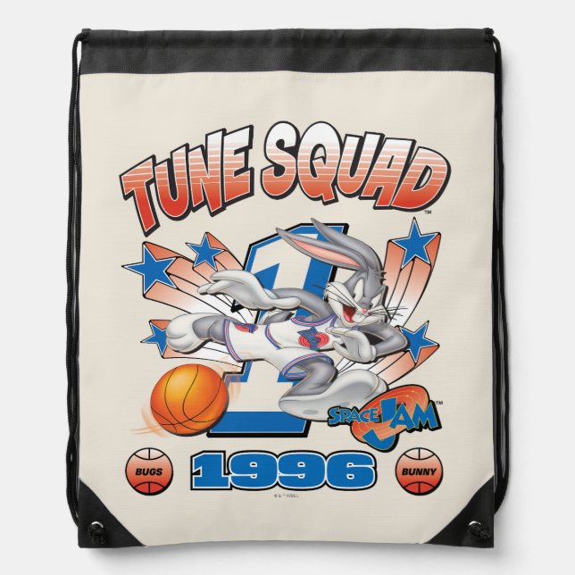 SPACE JAM™ BUGS BUNNY™ #1 Basketball Graphic Drawstring Bag (Front)