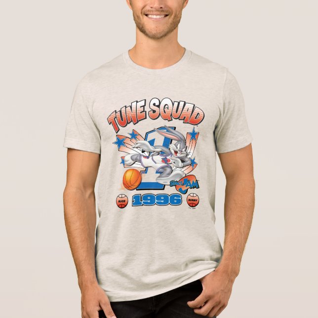 SPACE JAM™ BUGS BUNNY™ #1 Basketball Graphic Tri-Blend Shirt (Front)