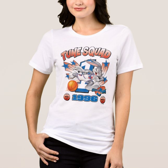 SPACE JAM™ BUGS BUNNY™ #1 Basketball Graphic Tri-Blend Shirt (Front)