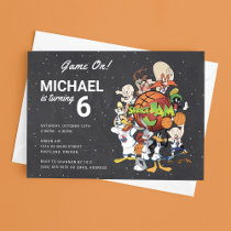 SPACE JAM™ Chalkboard Birthday Invitation