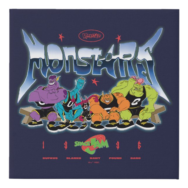 SPACE JAM™ Monstars 1996 Graphic Faux Canvas Print (Front)