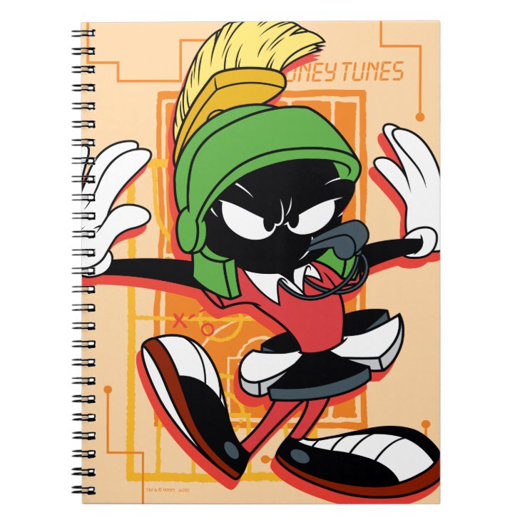 SPACE JAM™ Referee MARVIN THE MARTIAN™ Notebook | Zazzle