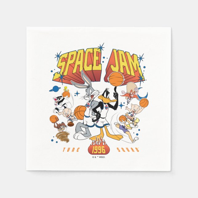 SPACE JAM™ TUNE SQUAD™ 1996 Graphic Napkins (Front)