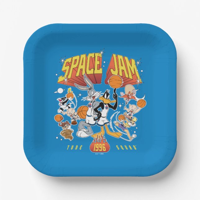 SPACE JAM™ TUNE SQUAD™ 1996 Graphic Paper Plates (Front)