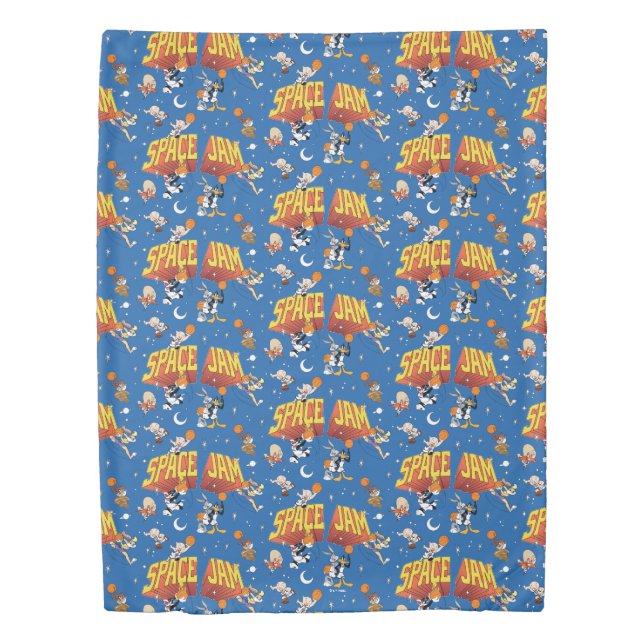 SPACE JAM™ TUNE SQUAD™ Outter Space Pattern Duvet Cover (Front)