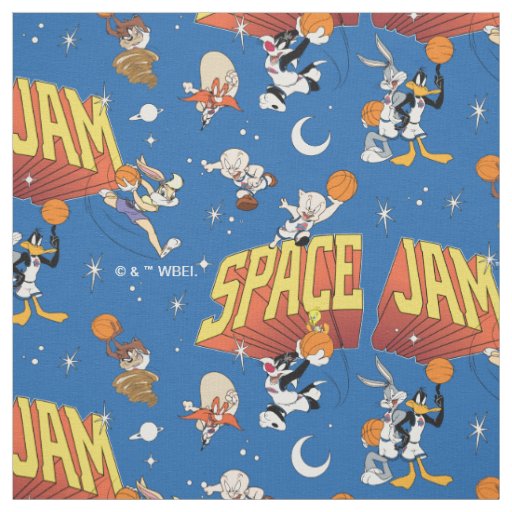 SPACE JAM™ TUNE SQUAD™ Outter Space Pattern Fabric