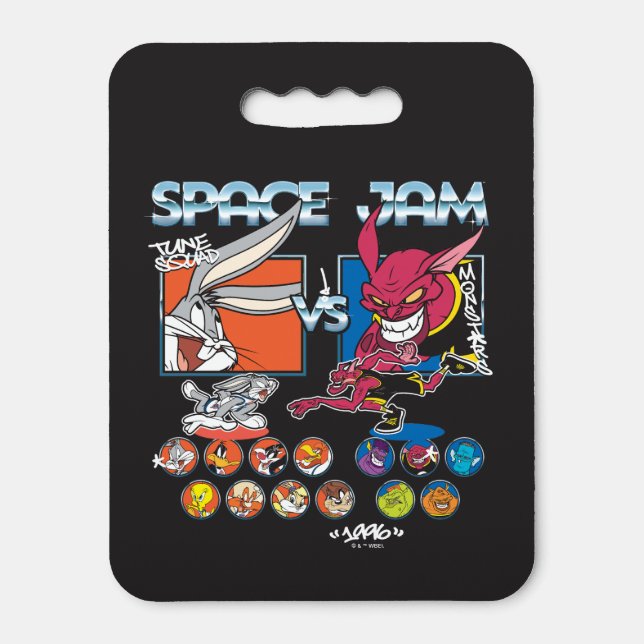 SPACE JAM™ TUNE SQUAD™ VS Monstars Roster Graphic Seat Cushion (Front Vertical)