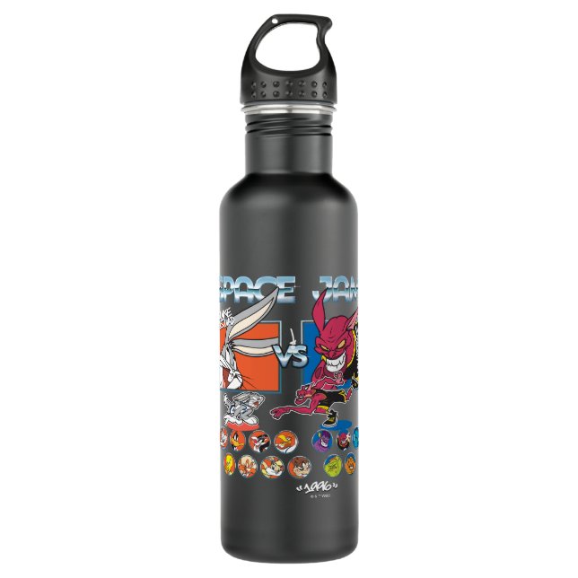 SPACE JAM™ TUNE SQUAD™ VS Monstars Roster Graphic Stainless Steel Water Bottle (Front)