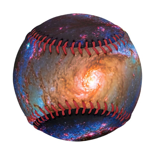 Space jockey / astronomer Barred Spiral Galaxy Baseball (Front)