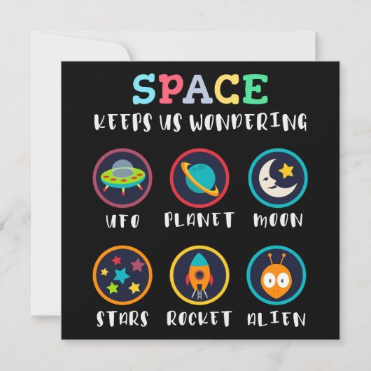 Space keeps us wondering (Front)