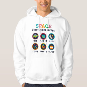 Space keeps us wondering hoodie