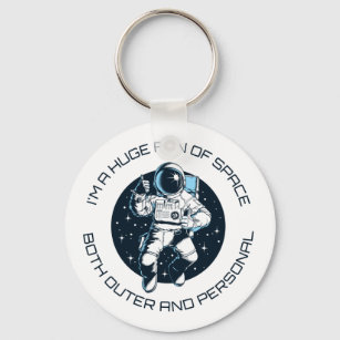 Glitter Astronaut Keychain - NASA Gear