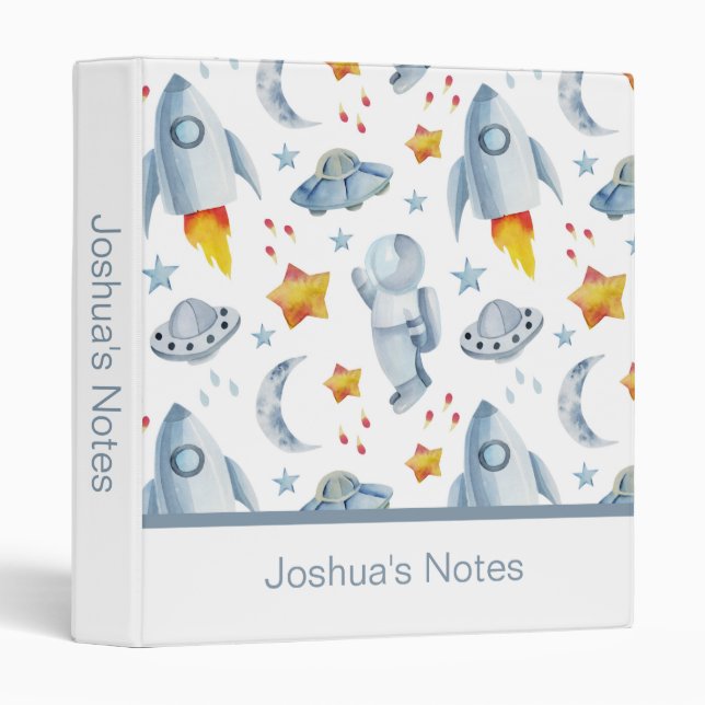 Space Kid Binder (Front/Spine)