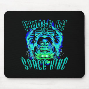 Space King Praise Be Funny  Mouse Pad